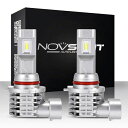 NOVSIGHTLEDヘッドライトHB3ファンレス高性能LEDチップ搭載車/バイク用8000LM(4000LM*2)50W(25W*2)DC9-32V6000K...
