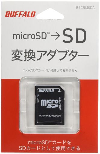 BUFFALO MICROSD->SDѴץ BSCRMSDA