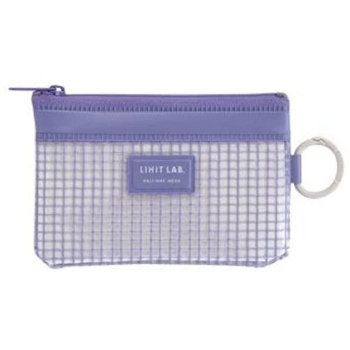 リヒトラブポーチメッシュケースファスナーケースA8ブルーバイオレットF234バ