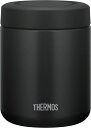 サーモス 真空断熱スープジャー 400ML ブラック スタンダードモデル 保温保冷 お手入れ簡単 口当たりがやさしい丸口設計 JBR-401 BK