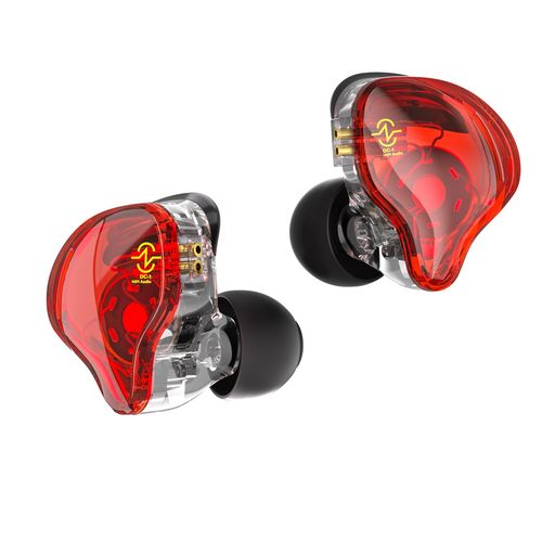 Yinyooイヤモニ型イヤホンCCZCoffeeBean珈琲豆10mm二重磁気1DD中華イヤフォンカナル型2pin着脱式リケー..