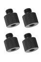 YFFSFDC カメラネジ変換アダプター マイクアクセサリ 変換アダプター 3/8”オス-1/4”メス 変換ネジアダプター アルミニウム合金 4個セット 連結ネ...