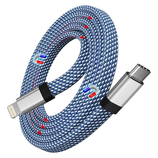 MAGTAME ライトニングケーブルUSB-Cフラット平形 磁力自動収納 タイプC ライトニング MFI認証 IPHONE-充電ケーブルタイプC 3A急速充電 LIGHTNING USB-C IPHONE14/IPHONE13/12/11/IPAD MAGTAME ライトニングケーブルUSB-Cフラット平形 磁力自動収納 タイプC ライトニング MFI認証 IPHONE-充電ケーブルタイプC 3A急速充電 LIGHTNING USB-C IPHONE14/IPHONE13/12/11/IPAD