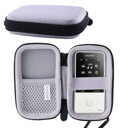 ソニーSONYウォークマンNW-S315/NW-S313/NW-S13保護対応収納ケース-waiyuJP(グレー)