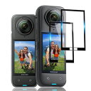 【2枚セット】用Insta360X5フィルムケースPET複合材炭素繊維用Insta360X5液晶保護フィルム全面保護24時間自動修復技術キズ防止用Insta360X5保護フィルム反射低減水や油に強い高感度タッチ