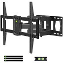 USX MOUNT テレビ壁掛け金具 大型37-82インチ LCD/LED 対応 フルモーション式 壁掛けテレビ金具 アーム式 耐荷重60KG テレビ かべかけ...