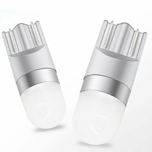 HooMooT10LEDブルー爆光2個ハイグレードモデル優しく明るい光拡散タイプ3030LED素子100000時間寿命12VLED青ポジションランプ/ナンバー灯