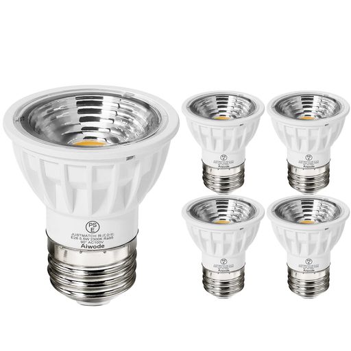 AIWODE 5.5W LEDŵ E26 ŵ忧2300KΥϥŵ60WŪα鿧RA95 ӡ90...