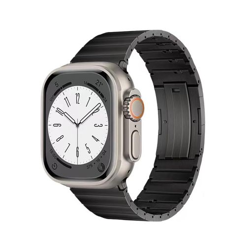 コンパチブルapplewatchバンドapplewatchリンクブレスレットチタン製取り外しボタン調整工具不要軽量iWatchSE/SeriesUltra87654321対応..