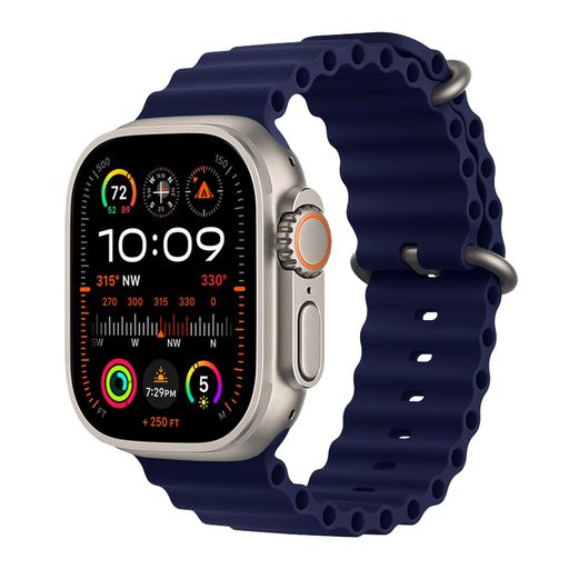 AIZGALXOR オーシャン バンド 対応 APPLE WATCH ULTRA 49/45/44/42MM、ウォータースポーツシリコーン交換用バンド 対応 IWATCH SERIES 9/8/7/6/5/4/3/2/1/SE