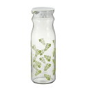 HARIO(ハリオ) 耐熱フリーポット レトロ マスカット 冷水筒 実用容量1200ML 透明 黄緑 耐熱ガラス製 熱湯・食洗器OK 麦茶ポット 日本製 FPR-12-MS(3)