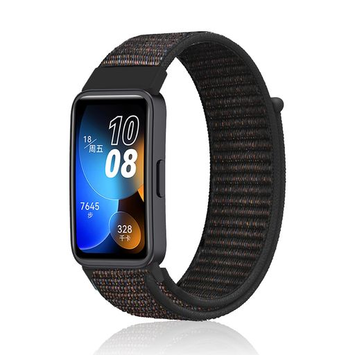 [ROSOKI] バンド HUAWEI BAND 9 / HUAWEI BAND 8 対応 ナイロンバンド ベルクロバンド 軽量 柔らかい マジックテープ ストラップ スポーツ 交換バンド HUAWEI BAND 9 / HUAWEI BAND 8 用