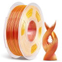 ANYCUBIC 3Dプリンター PLAフィラメント 2色シルクフィラメント ゴールド+レッド 3Dプリンター用 造形素材 高精度 1.75MM マルチカラーフィラメント 1KG SILK 詰まりなし 金属光沢 ほとんどのFDM 3Dプリンター対応