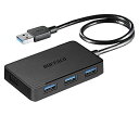 バッファローBUFFALOUSB3.0バスパワー4ポートハブマグネット付きブラックBSH4U300U3BK
