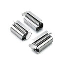 チューブ絞り器チューブローラーステンレス製軟膏押出器多機能手動回転練り歯磨き粉スクイーザーチューブしぼり歯磨き粉洗顔料押出器簡単便利人気家庭用3個セット