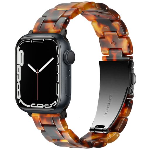 【DATURUS】アップルウォッチストラップ 樹脂ベルト ステンレス留め金 互換APPLE WATCH SERIES9/8/7/6/SE/5/4/3/2/1 サイズ38MM/40MM/41MM アップルウォッチストラップ ファッション/カジュアルスタイル