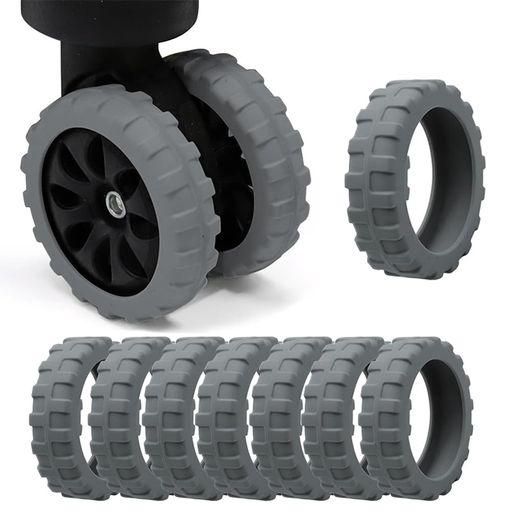 スーツケースキャスターカバータイヤカバー車輪カバーホイールカバーホイールプロテクターシリコン製荷..