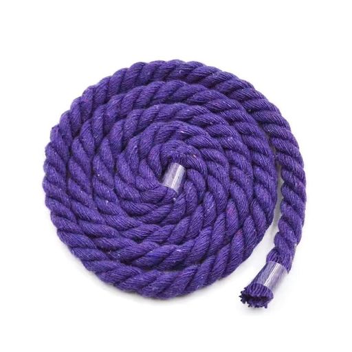 カラー綿ロープ直径8mm/10mm/12mm/20mm綿ロープ3ツ打10M/20M/50M柔らか太い手芸用天然コットン手作りイ..