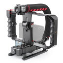 ZEADIO 全てのカメラ、アクションカメラ、ビデオカメラ、スマートフォン用のビデオアクションハンドヘルドスタビライザーとスマートフォンビデオリグ