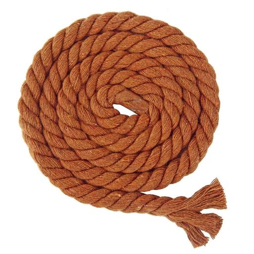 カラー綿ロープ直径8mm/10mm/12mm/20mm綿ロープ3ツ打10M/20M柔らか太い手芸用天然コットンロープ手作り..