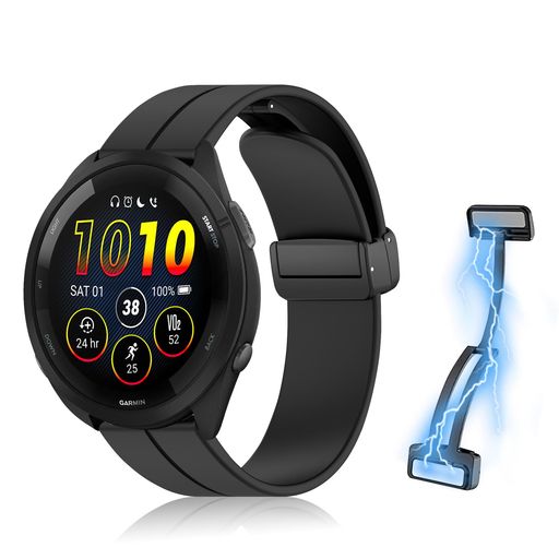 RICYEEL 22MM 磁気付き シリコンバンド XIAOMI WATCH S3/WATCH 2 PRO/WATCH S1/WATCH S1 PRO/WATCH S1 ACTIVE 対応 バンド マグネット付き 装着簡単 スポーツバンド ストラップ