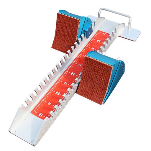 スターティングブロック 陸上競技 短距離 64*31*13CMスターティングブロックスタンダード スーパー 陸上競技 トラック競技 スタートブロック用 (ペダル部)2段式、(フットペダル)6段角度調節式