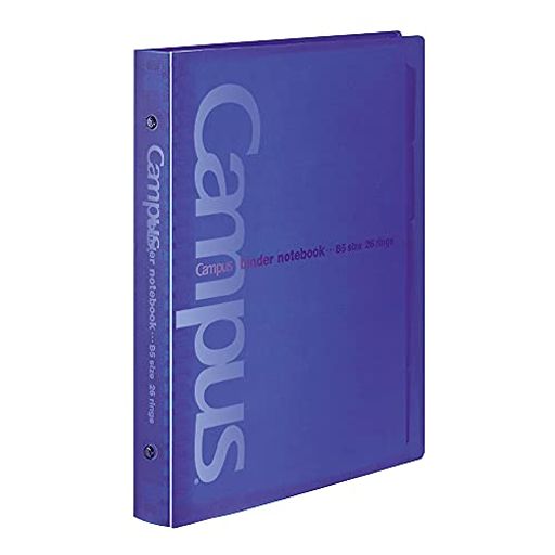コクヨルーズリーフバインダーキャンパス金属リングワイドB526穴最大150枚青ル-633B