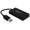 STARTECH.COM USB 3.0 ハブ/USB TYPE-A接続/USB 3.1 GEN 1/4ポート(3X USB-A 1X USB-C)/バスパワー/各種OS対応/SUPERSPEED 5GBPS ハブ HB30A3A1CFB(2)