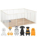 ペットサークル 犬サークル ケージ フェンス ペット柵 173X131X70CM 猫用 犬用 ドア付き 扉付き 折りたたみ メッシュ ケージ ペットゲージ ペッ...