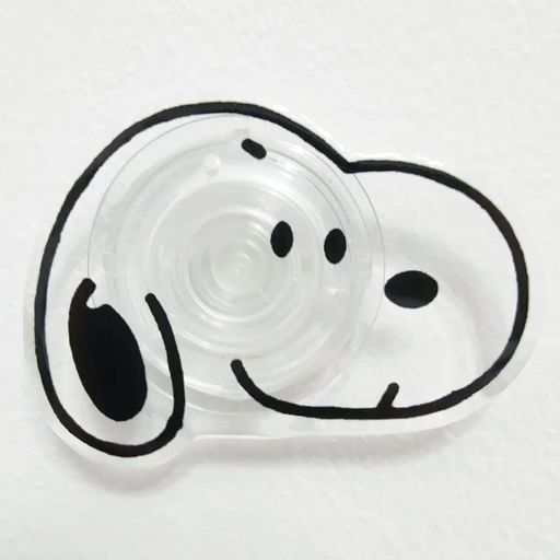 スマホリング スヌーピー 透明 薄型 携帯リング かわいい キャラクター 角度調整可能 落下防止 IPHONE/ANDROID各種他対応