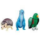 タカラトミー(TAKARATOMY)アニア冒険大陸アニアキングダムカワウソ村のどうぶつセット(ホワイトパールVer.)