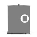 【簡単セットアップ】RAUBAY152x210センチメートル折りたたみ可能な灰スクリーン背景布ポータブルリトラクタブル写真背景スタンド付き、ビデオ会議、写真スタジオ、ストリーミングに適用