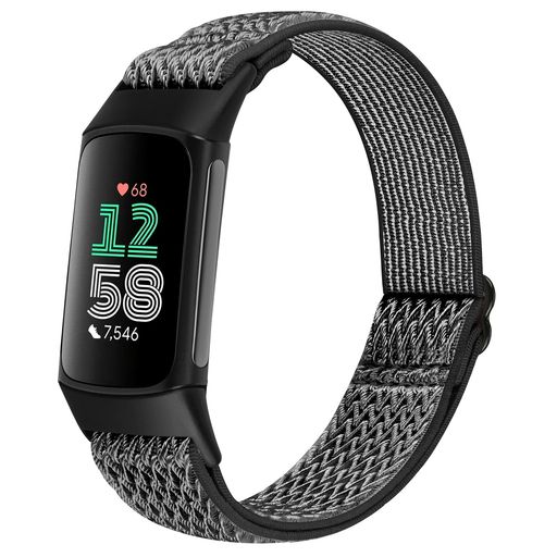 【ENKIC】バンド 対応FITBIT CHARGE6/CHARGE5ナイロン弾性スポーツ交換用リストバンド快適なフィット感、ファッショナブルで多用途 チャージ6/チャージ5手首バンド男性にも女性にも適しています