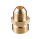 VEKAUTO 圧力洗浄機コネクター 15MM M22X1.5からM18X1.5メスアダプターブ ラス製ホースコネクターユニバーサル圧力洗浄機用 ブ ラス製 銅...