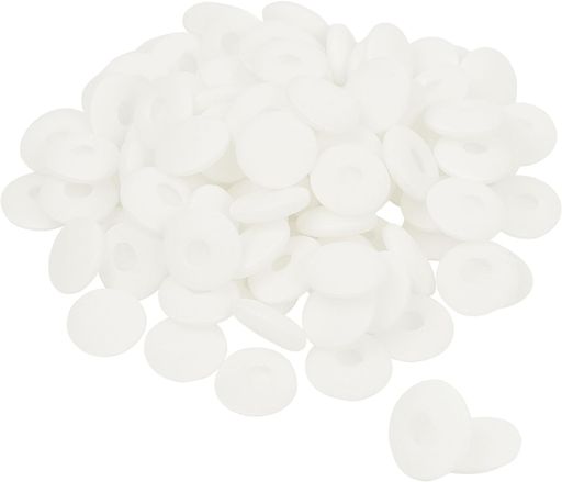 70個入りイヤークッション交換用イヤーパッド1.2-2cmの内穴付き汎用交換用高弾性耐久性軽量ブラック風防雑音防止イヤーキャップイヤホン用軽くて柔らかいスポンジ製イヤーパッドイヤホ…