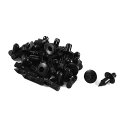 ACROPIX車用黒プラスチックスプラッシュクリップ6mmx14mmx11mm-30個入り