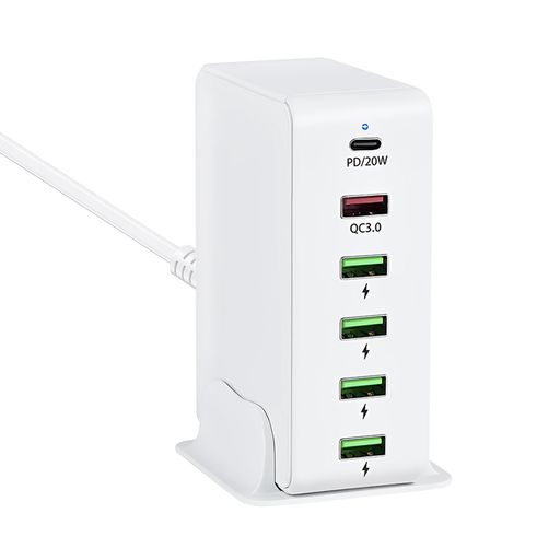 USBŴ65WPD®Ŵ6ݡȡPD20W&QC3.0/6Ʊ/1.2M֥&աUSB-C*1&USB-A...