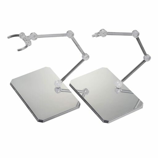 アクションベース6[クリアカラー]ミラーシールセットプラスチック製ディスプレイスタンド