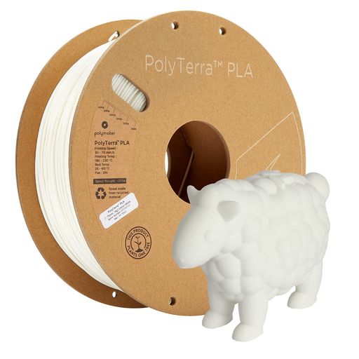ݥ᡼(Polymaker)3Dץ󥿡ѥեPolyTerraPLA1.75mm1000gCottonWhite