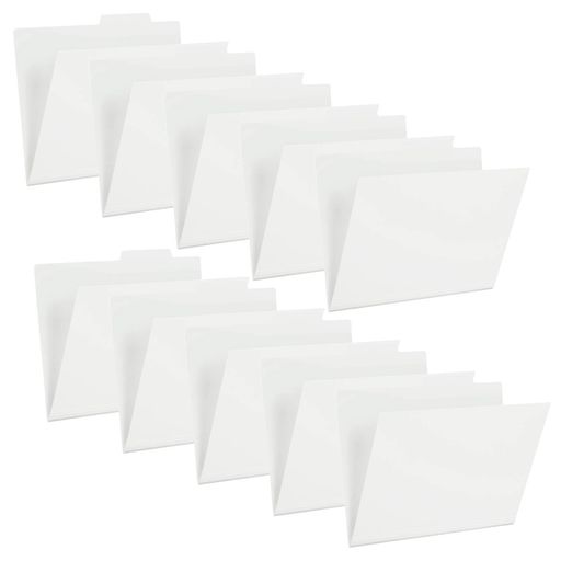 プラス個別フォルダーPP製A4ホワイト10枚パック86-810x2