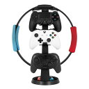 UnirakuSwitch用縦置き収納とディスプレイ用スタンド簡単組立リングコン専用の縦置きスタンドSwitchProコントローラージョイコンレッグバンドゲームカードなどの小物をコンパクトに収納で…