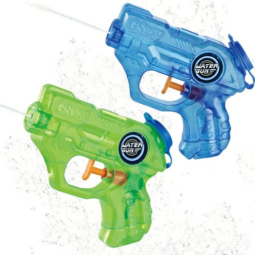 2個セット水鉄砲子供超強力飛距離7Mスプラトゥーン水鉄砲ウォーターガン強力容量150ml水てっぽう子供お風呂おもちゃ青と緑
