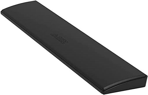 AJAZZメモリーフォームキーボードリストサポート滑り止めベース快適なタイピングフェイクレザーリストレスト人間工学に基づいた-承認された耐久性のある軽量ゲームオフィス用(87キーブ…