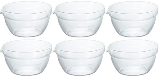 HARIO(ϥꥪ)  Ǯ饹 Ҹܥ 400ML KB-40-BK 6ĥå ꥢ