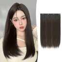 FESHFEN襟足ウィッグ3枚セットロングストレート40/50/60cmエクステワンタッチエクステ襟足エクステワンタッチポイントウィッグエクステンションウィッグ...