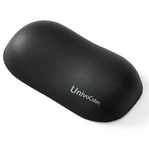 UnivoColors人間工学に基づいたメモリフォームマウス用リストレストプレミアムPU素材低反発クッション手首サポートPCゲーム&オフィスワークに最適疲労低減体圧分散性能手首痛み緩和底面…