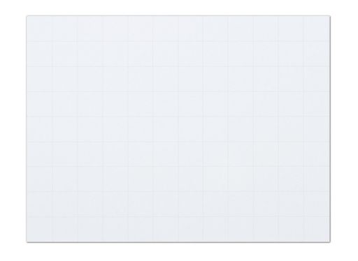 T0.5mmxW450mmxH600mm材質:PETマグネットシート 【サイズ】0.5x450x600mm 【付属品】マーカー(黒・赤)・マグネット付イレーザー・マグネット付トレイ 【ケースサイズ】65x65x515mm【重量】約600g 【特長1】5cm角の方眼が薄い灰色で印刷されています 【特長2】光沢を抑えた表面でプロジェクター投影に適しています 【ご注意】スチール面に貼った状態でないと、他のマグネット製品をつけることができません。