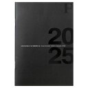キョクトウ手帳2025年2024年10月始まりFOBCOOPA5マンスリー黒PBF48K25