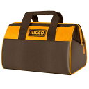 INGCO ツールバッグ 工具用道具袋 工具入れ 多機能 大容量 防水1680Dポリエステル ペグケース ツールケース HTBG281628
