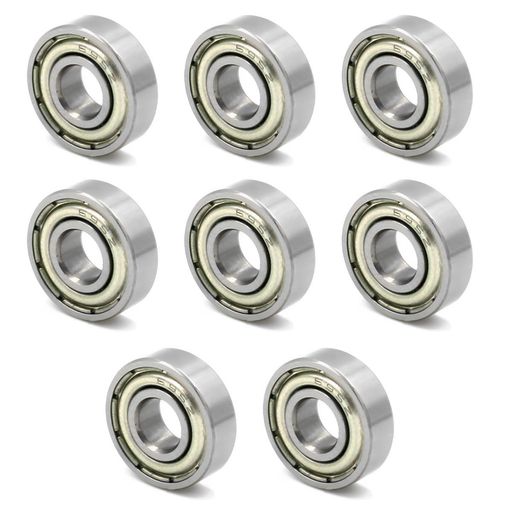 WINOVA 炭素鋼 ボールベアリング シール付きベアリング スケボー用ミニチュアリール 8MM X 22MM X 7MM 608Z 10個入り